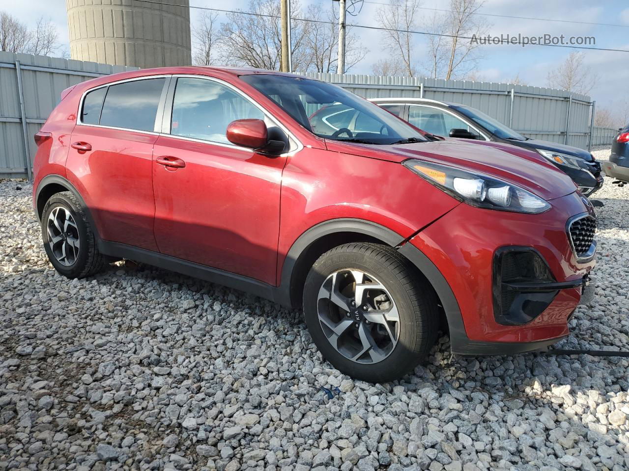 2020 Kia Sportage Lx Red vin: KNDPM3AC0L7775830