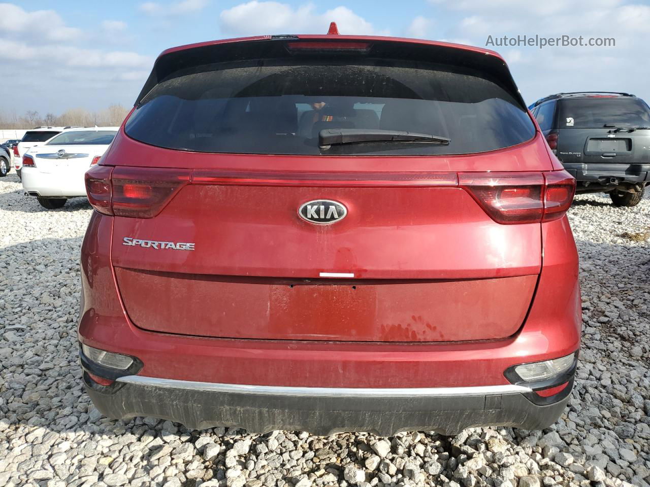 2020 Kia Sportage Lx Red vin: KNDPM3AC0L7775830