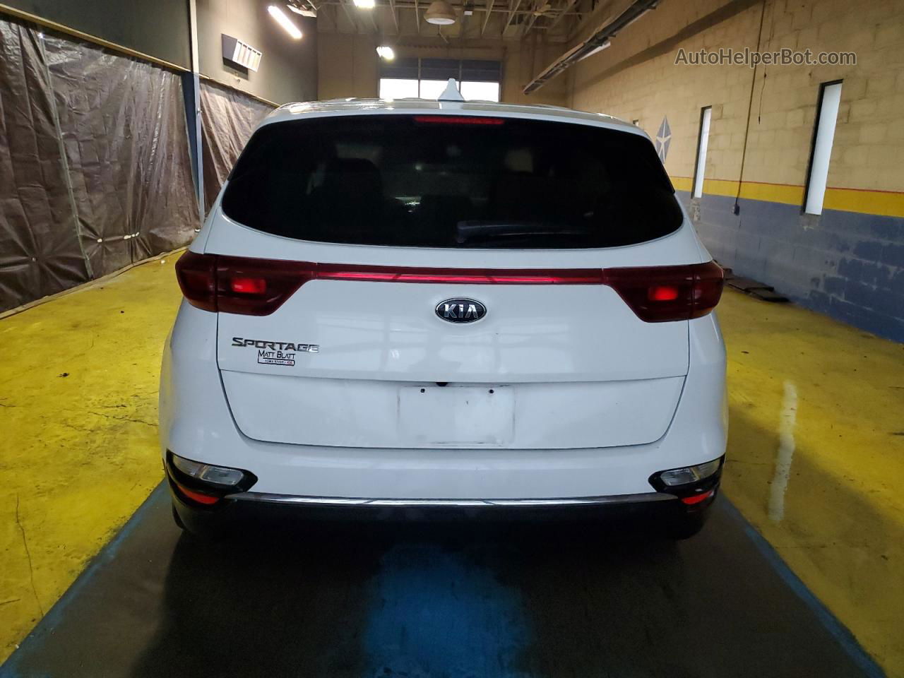 2020 Kia Sportage Lx White vin: KNDPM3AC0L7785645