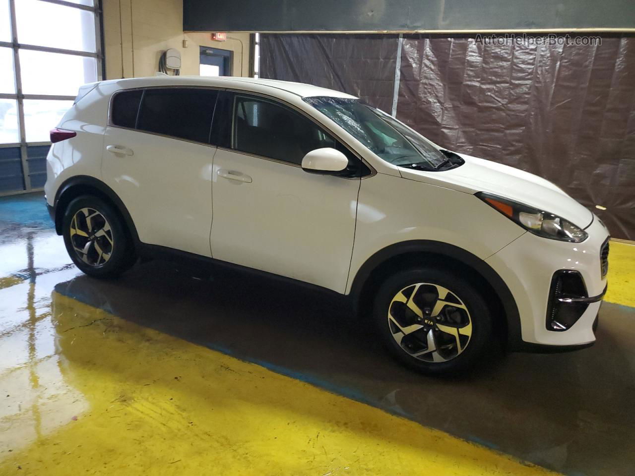 2020 Kia Sportage Lx White vin: KNDPM3AC0L7785645