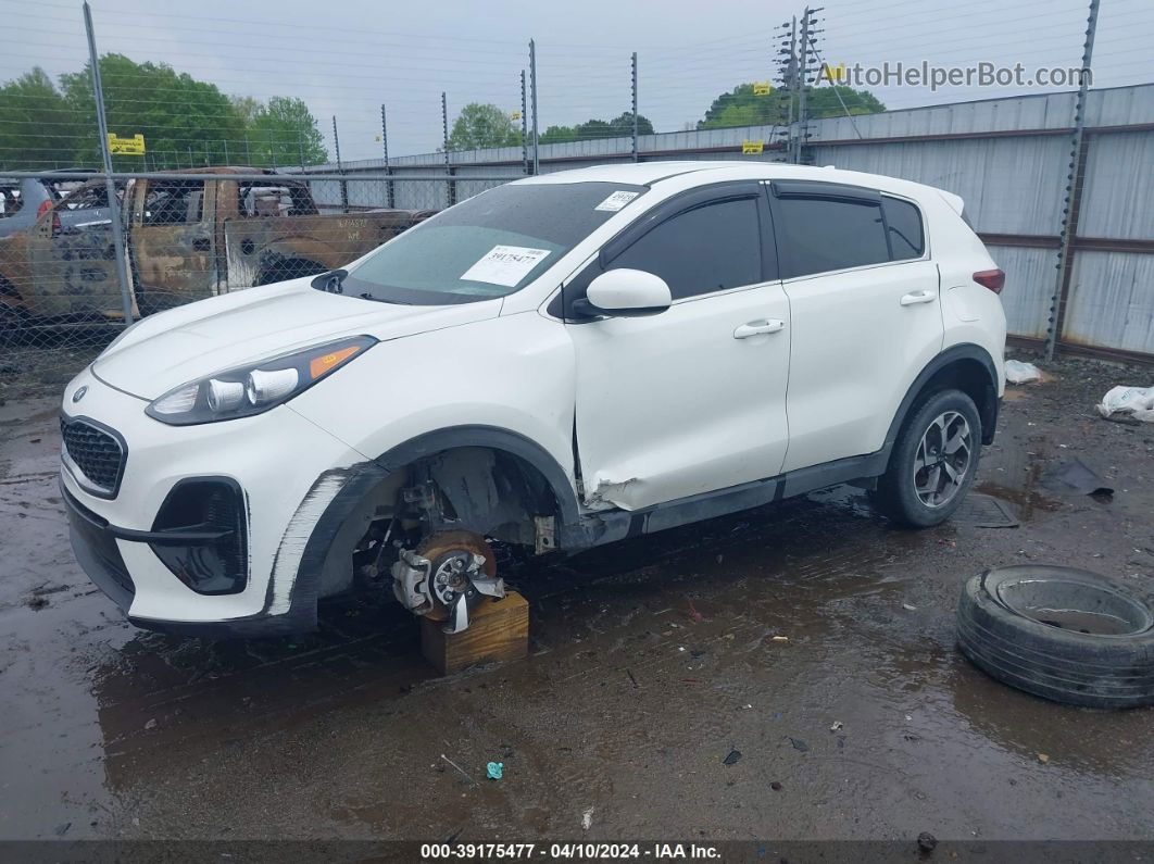 2020 Kia Sportage Lx White vin: KNDPM3AC0L7813654