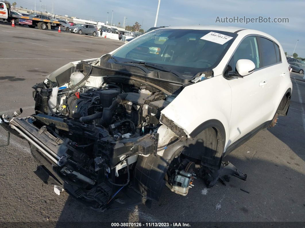 2020 Kia Sportage Lx White vin: KNDPM3AC0L7824136