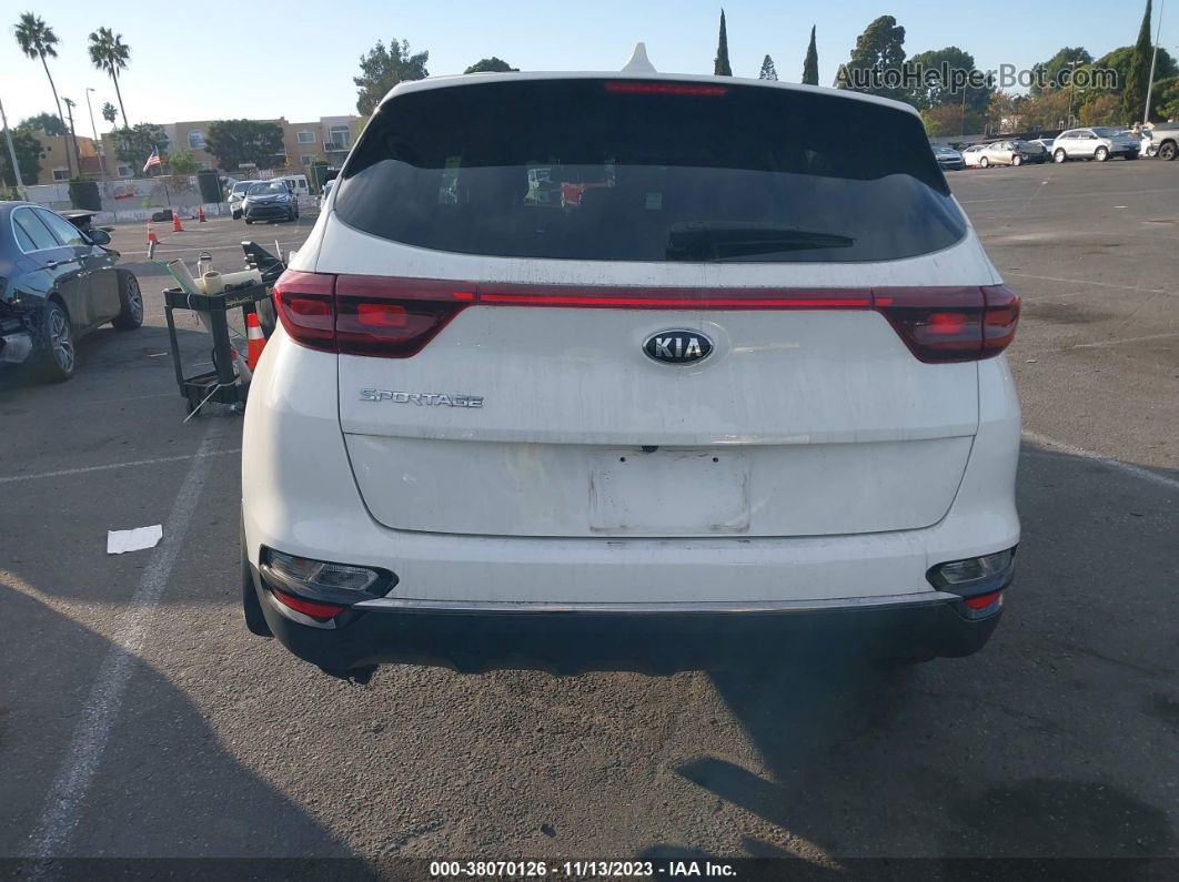 2020 Kia Sportage Lx White vin: KNDPM3AC0L7824136