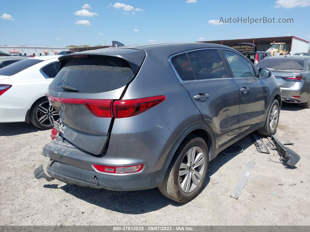 2017 Kia Sportage Lx Gray vin: KNDPM3AC1H7083485