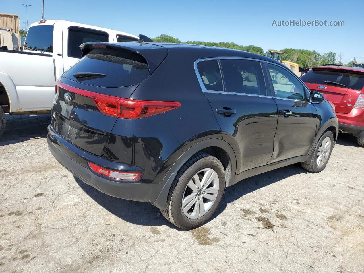 2017 Kia Sportage Lx Black vin: KNDPM3AC1H7136704