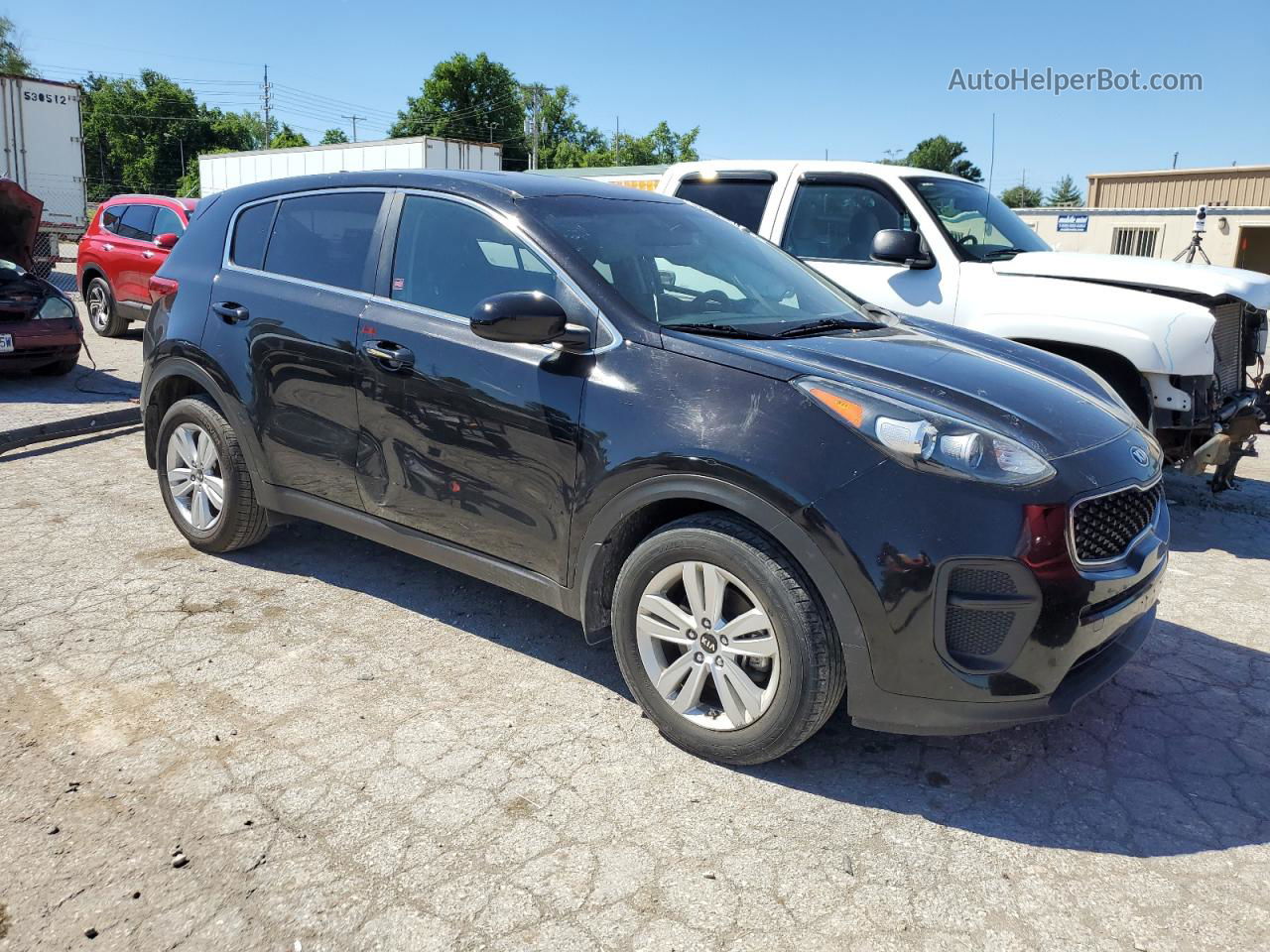 2017 Kia Sportage Lx Black vin: KNDPM3AC1H7136704