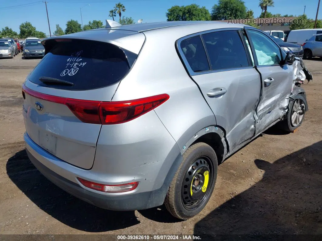 2017 Kia Sportage Lx Silver vin: KNDPM3AC1H7139991