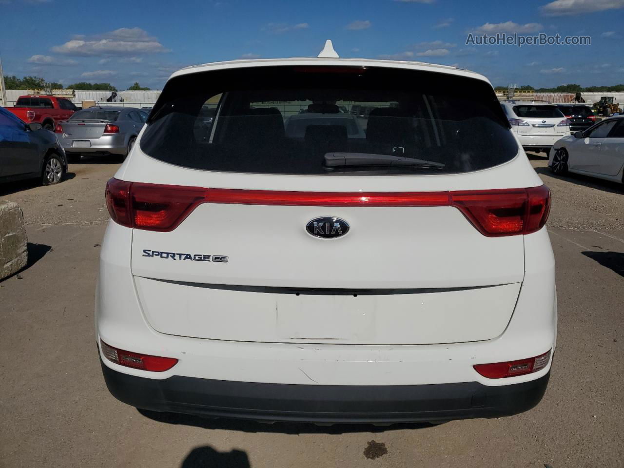 2017 Kia Sportage Lx Белый vin: KNDPM3AC1H7157746