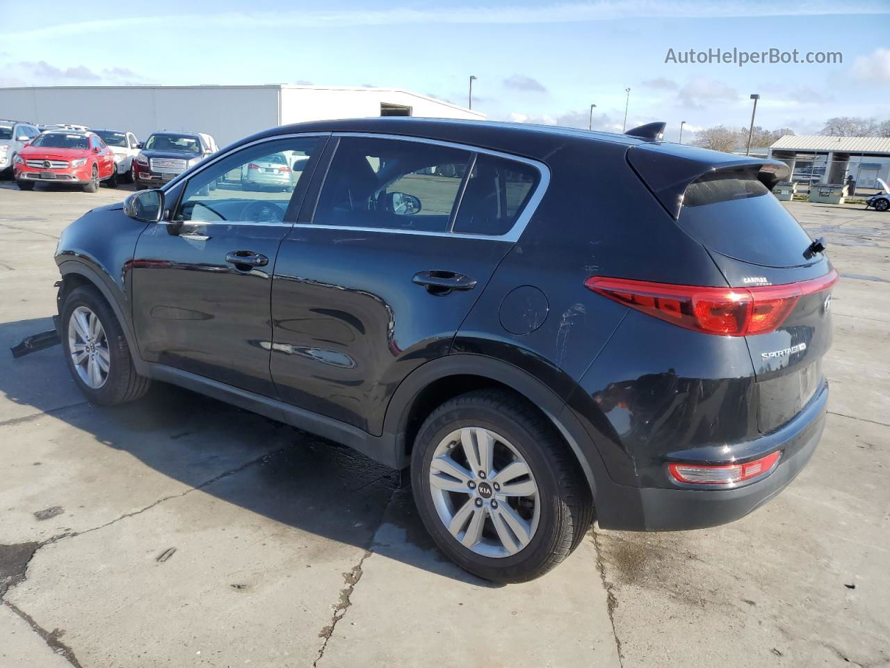 2017 Kia Sportage Lx Black vin: KNDPM3AC1H7218089