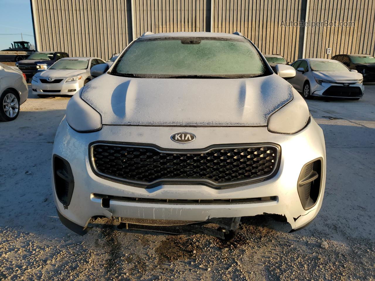 2017 Kia Sportage Lx Silver vin: KNDPM3AC1H7218657