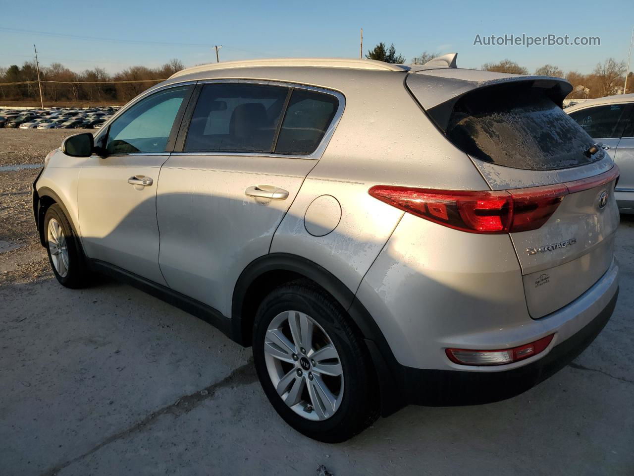 2017 Kia Sportage Lx Серебряный vin: KNDPM3AC1H7218657