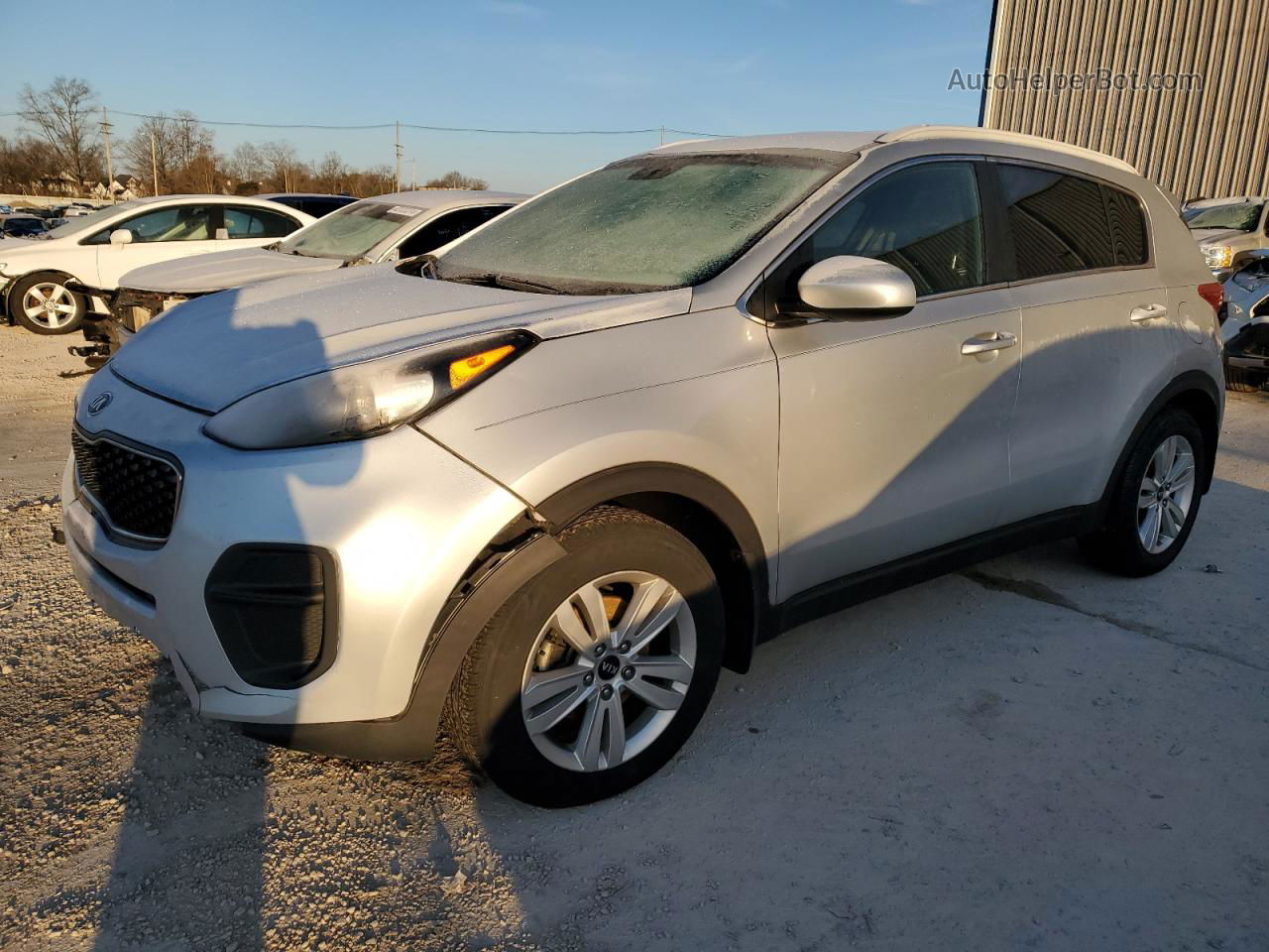 2017 Kia Sportage Lx Silver vin: KNDPM3AC1H7218657