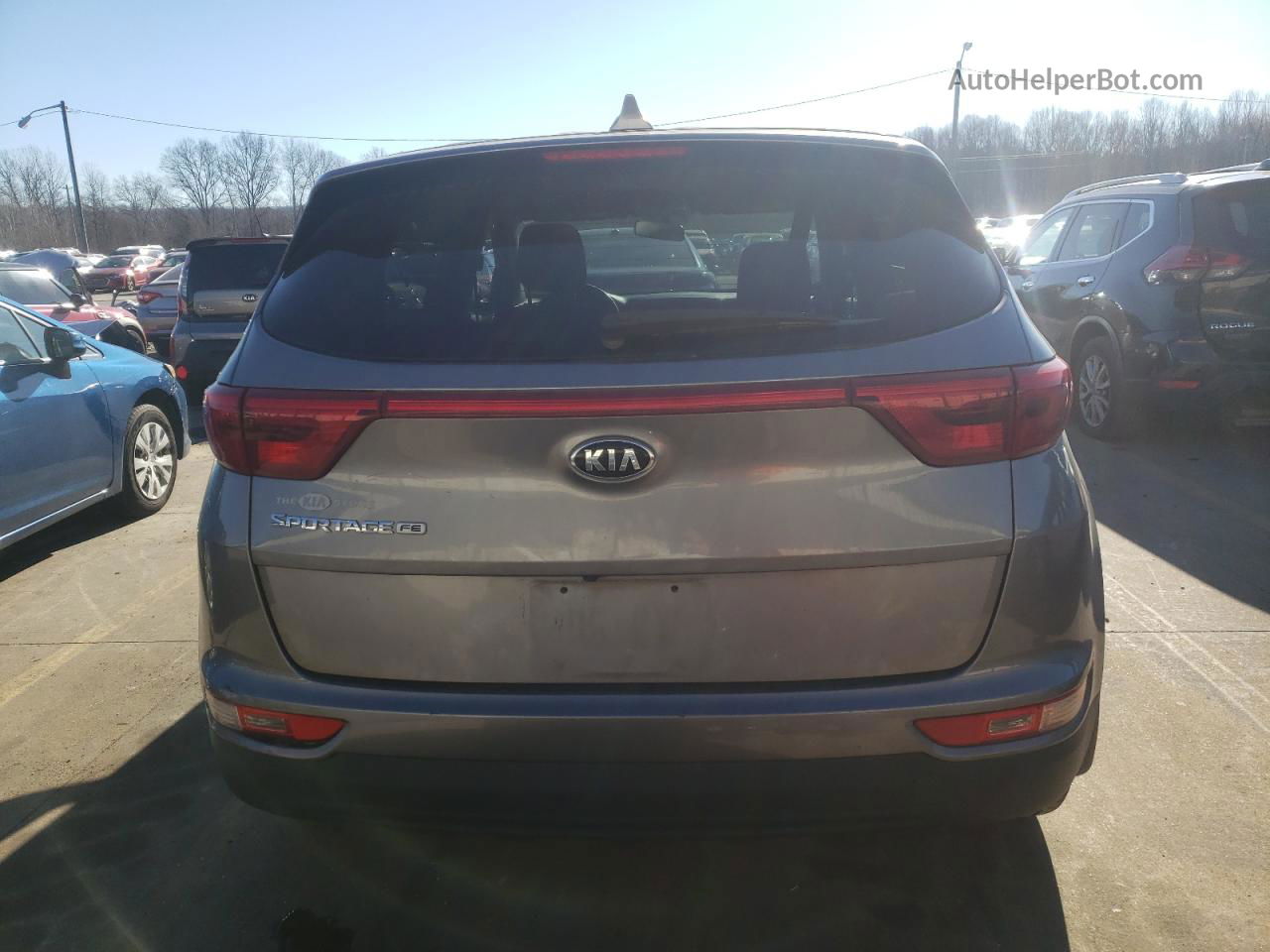 2017 Kia Sportage Lx Серый vin: KNDPM3AC1H7226516