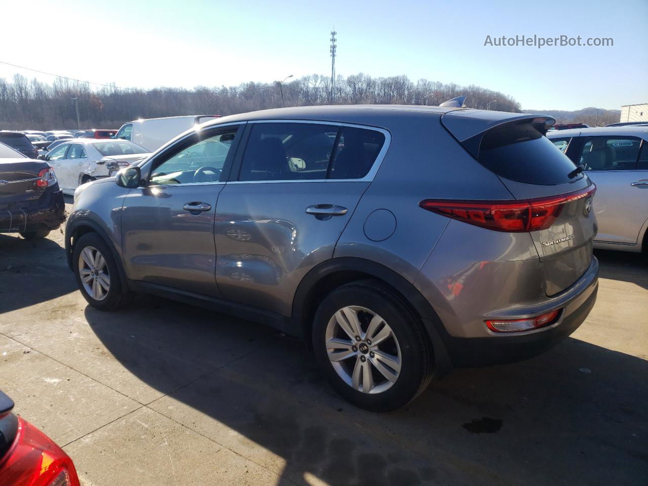 2017 Kia Sportage Lx Серый vin: KNDPM3AC1H7226516