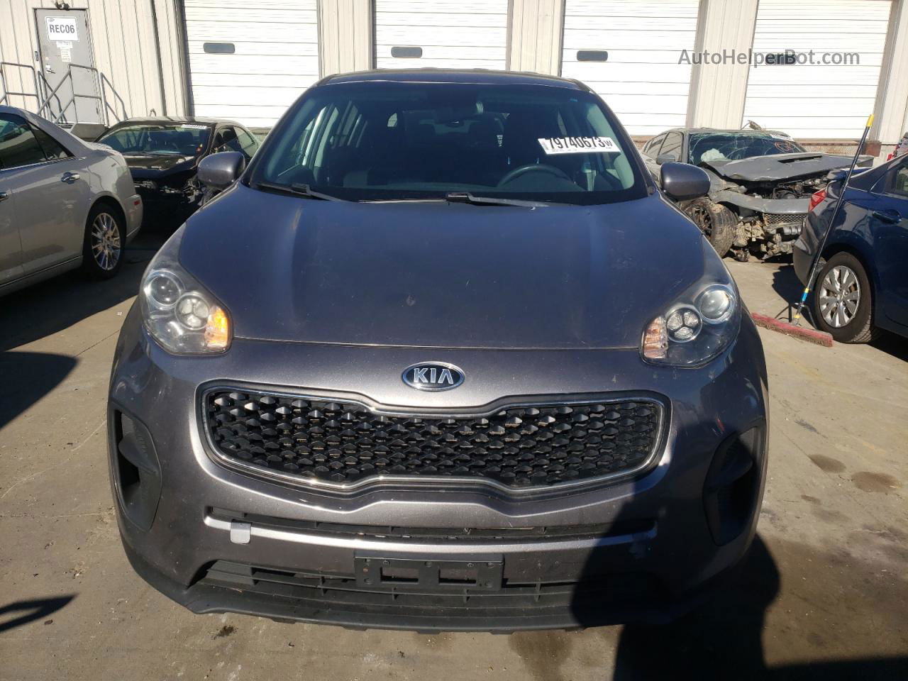 2017 Kia Sportage Lx Серый vin: KNDPM3AC1H7226516