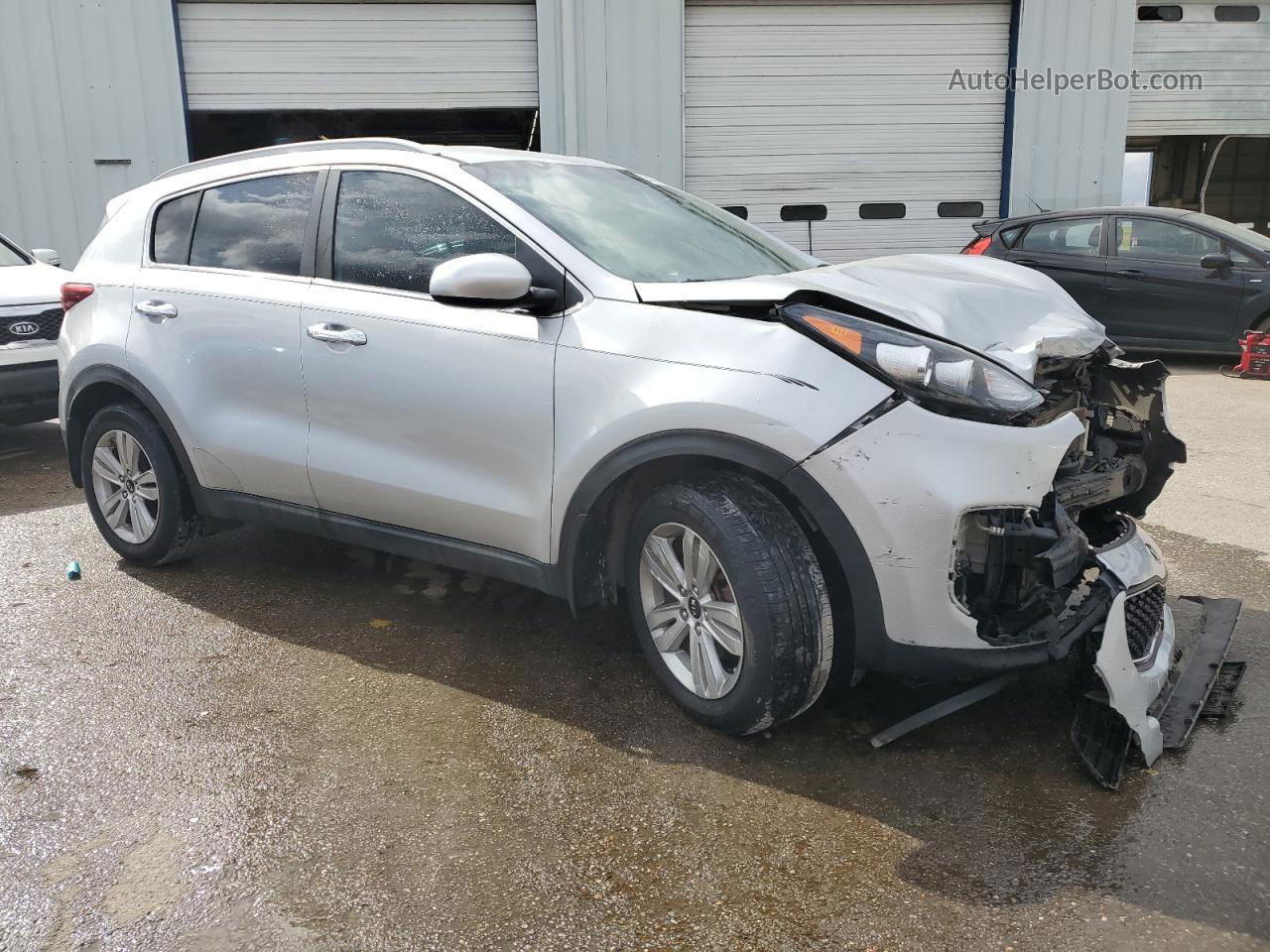 2017 Kia Sportage Lx Silver vin: KNDPM3AC1H7230971