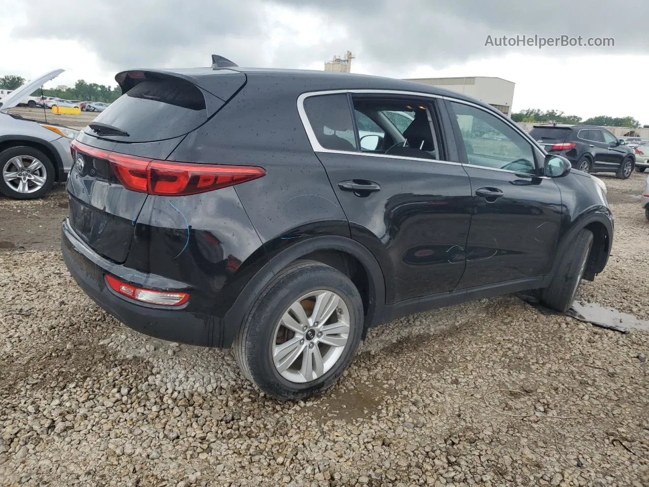 2017 Kia Sportage Lx Black vin: KNDPM3AC1H7298879