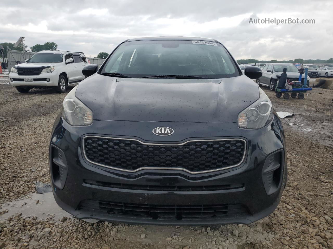 2017 Kia Sportage Lx Black vin: KNDPM3AC1H7298879