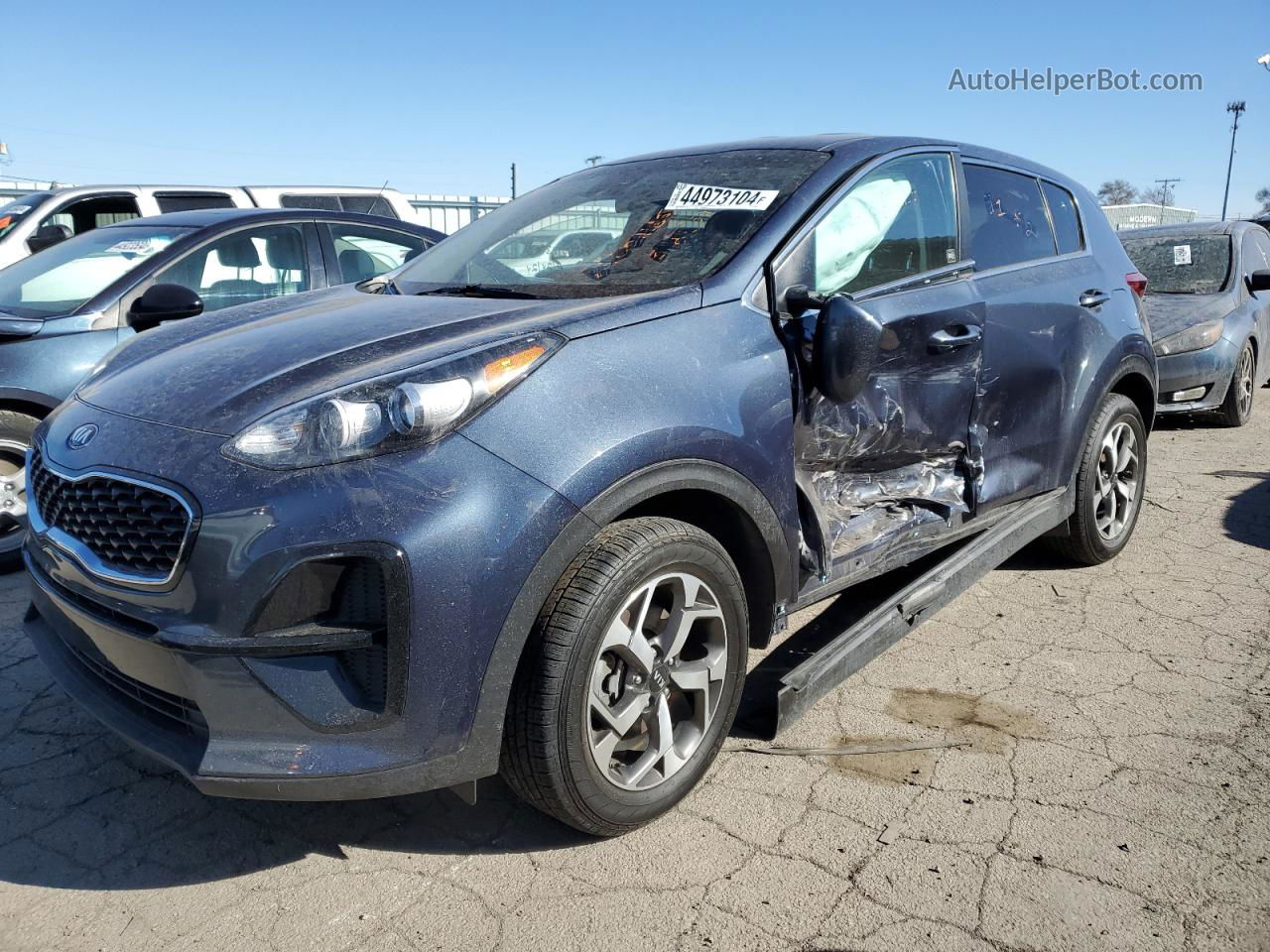 2020 Kia Sportage Lx Blue vin: KNDPM3AC1L7634085