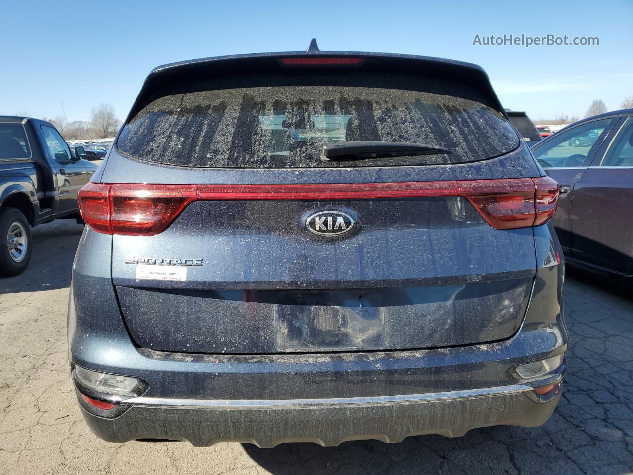 2020 Kia Sportage Lx Синий vin: KNDPM3AC1L7634085