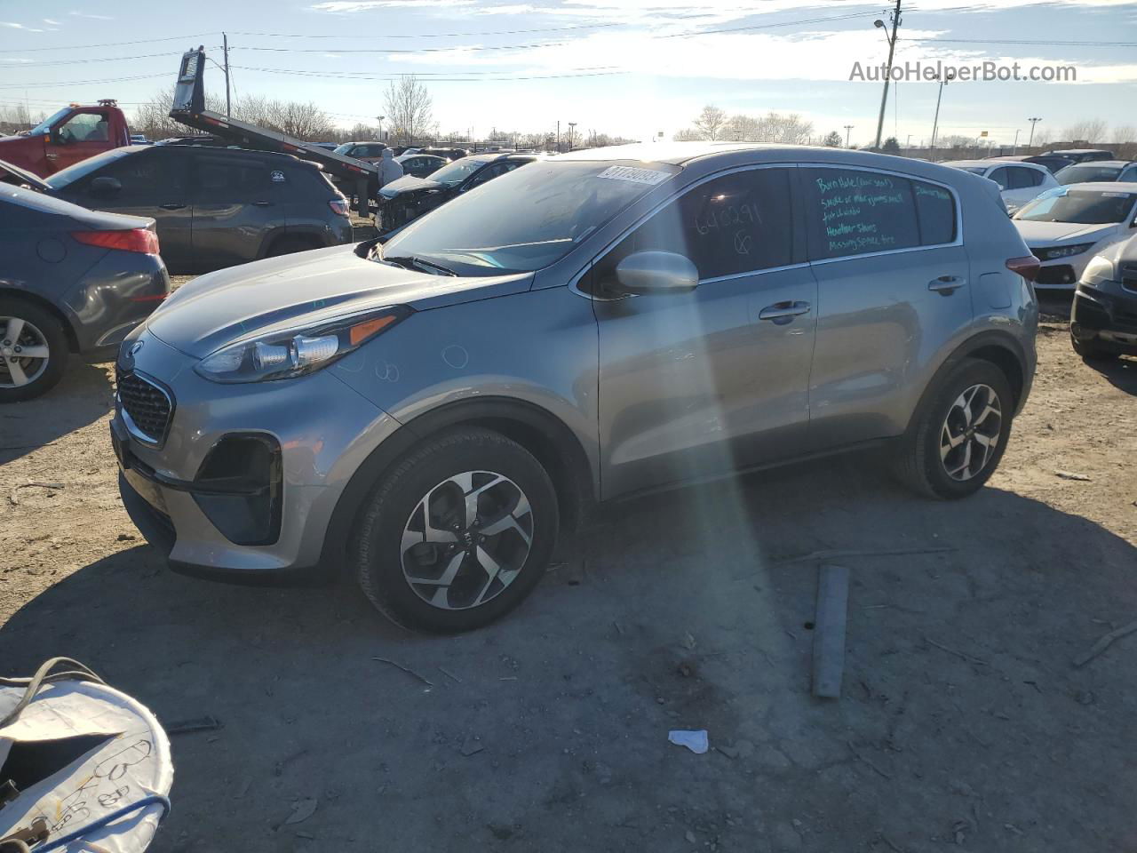 2020 Kia Sportage Lx Gray vin: KNDPM3AC1L7640291