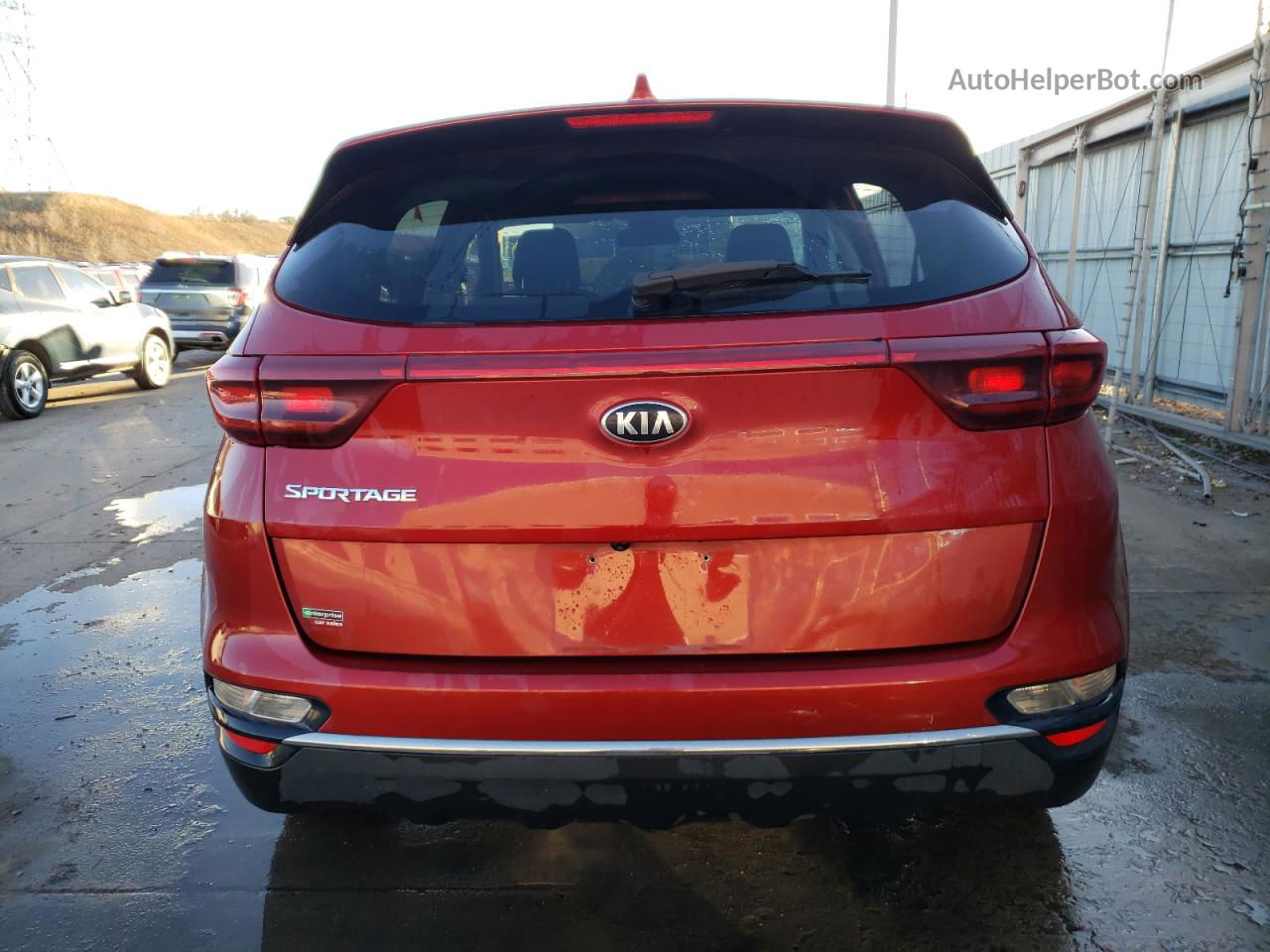 2020 Kia Sportage Lx Красный vin: KNDPM3AC1L7652411