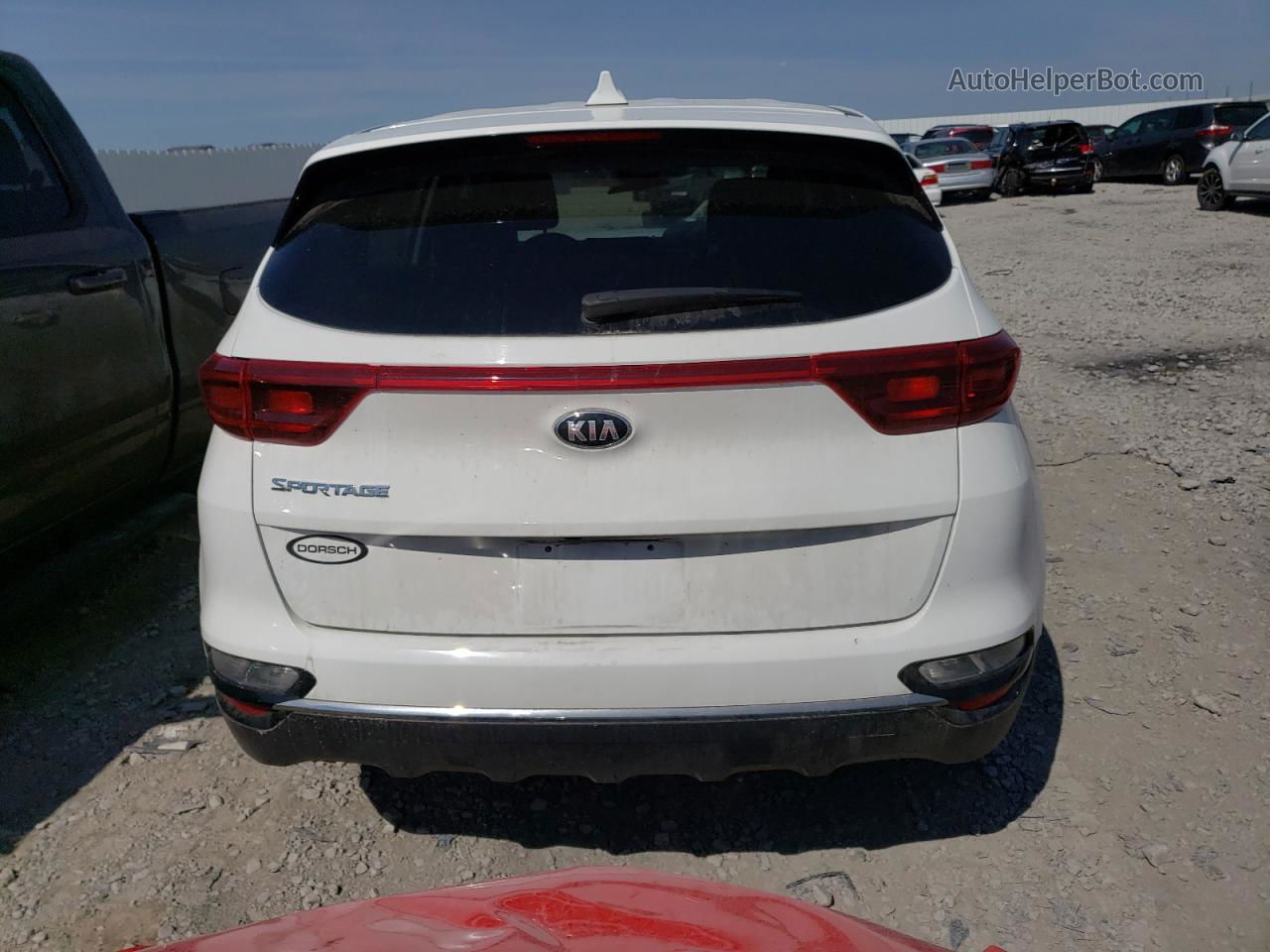 2020 Kia Sportage Lx White vin: KNDPM3AC1L7732890