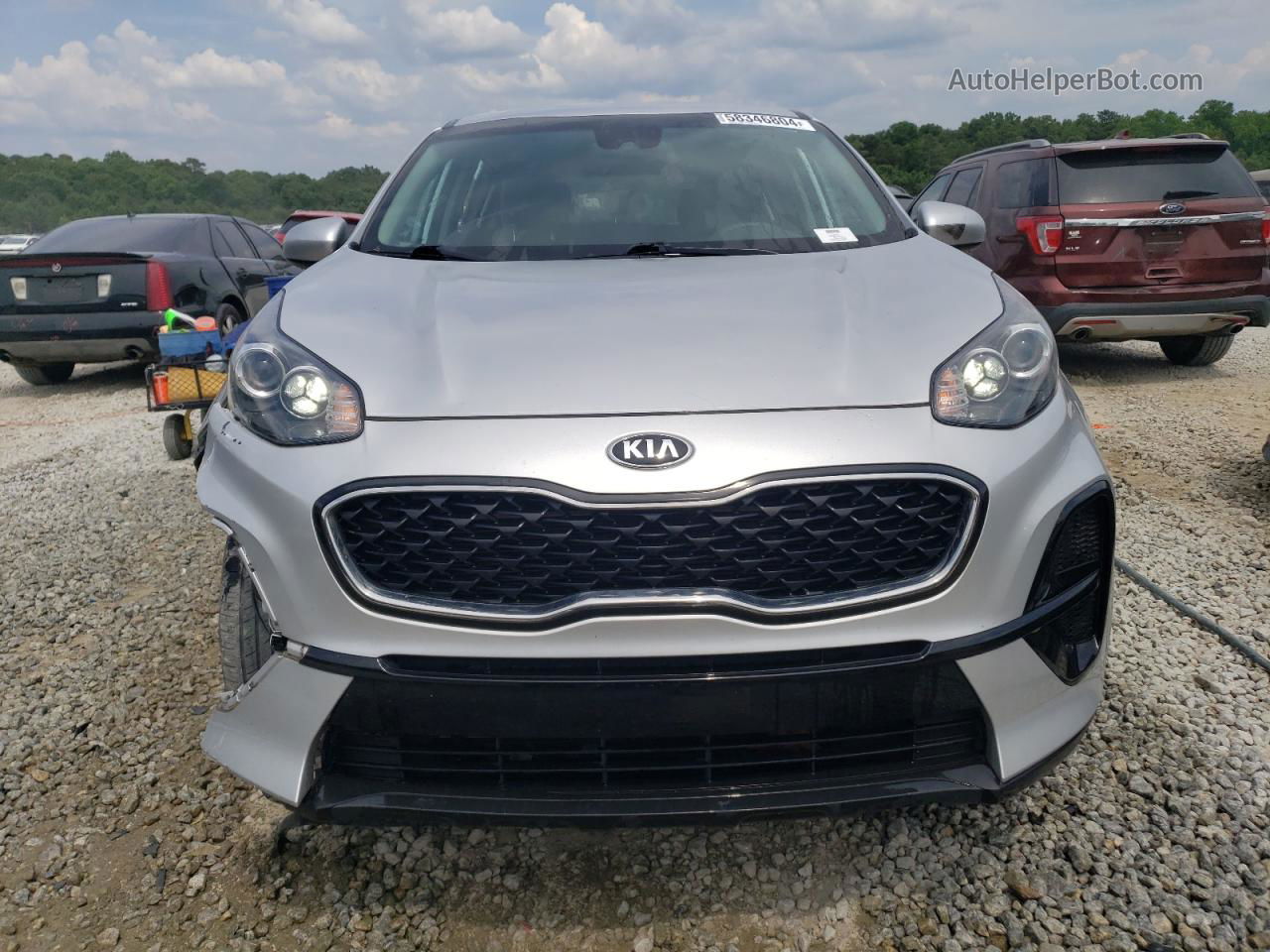 2020 Kia Sportage Lx Silver vin: KNDPM3AC1L7777392