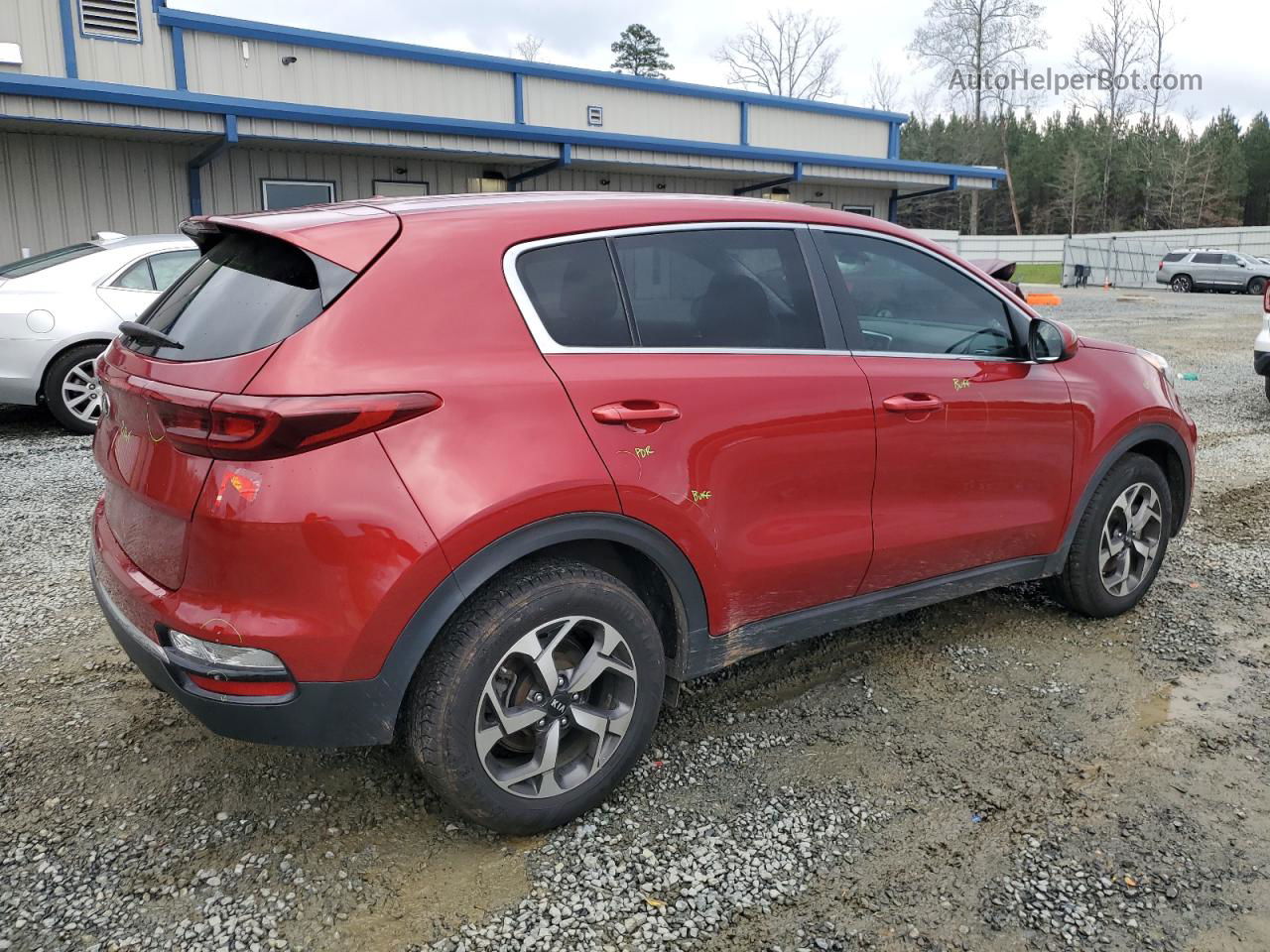 2020 Kia Sportage Lx Red vin: KNDPM3AC1L7801237