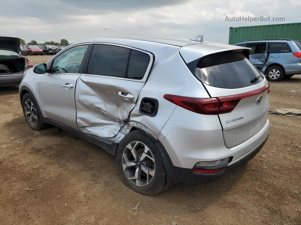 2020 Kia Sportage Lx Silver vin: KNDPM3AC1L7807961