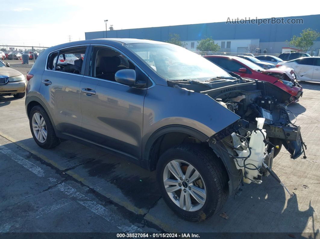 2017 Kia Sportage Lx Gray vin: KNDPM3AC2H7047420