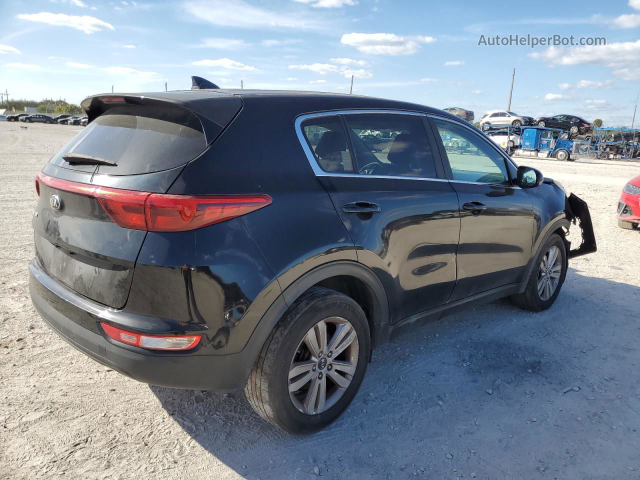 2017 Kia Sportage Lx Черный vin: KNDPM3AC2H7087335