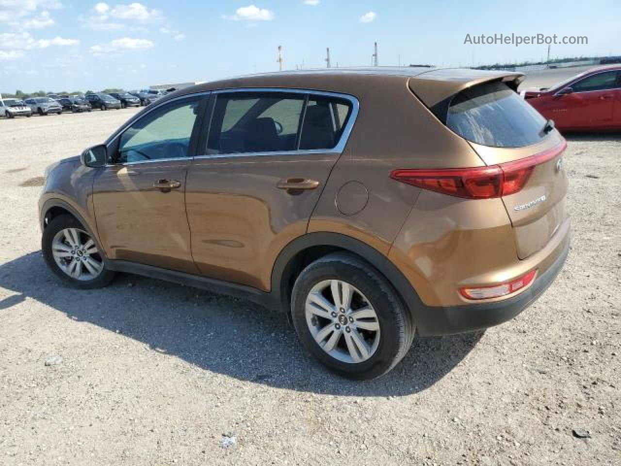 2017 Kia Sportage Lx Brown vin: KNDPM3AC2H7106420