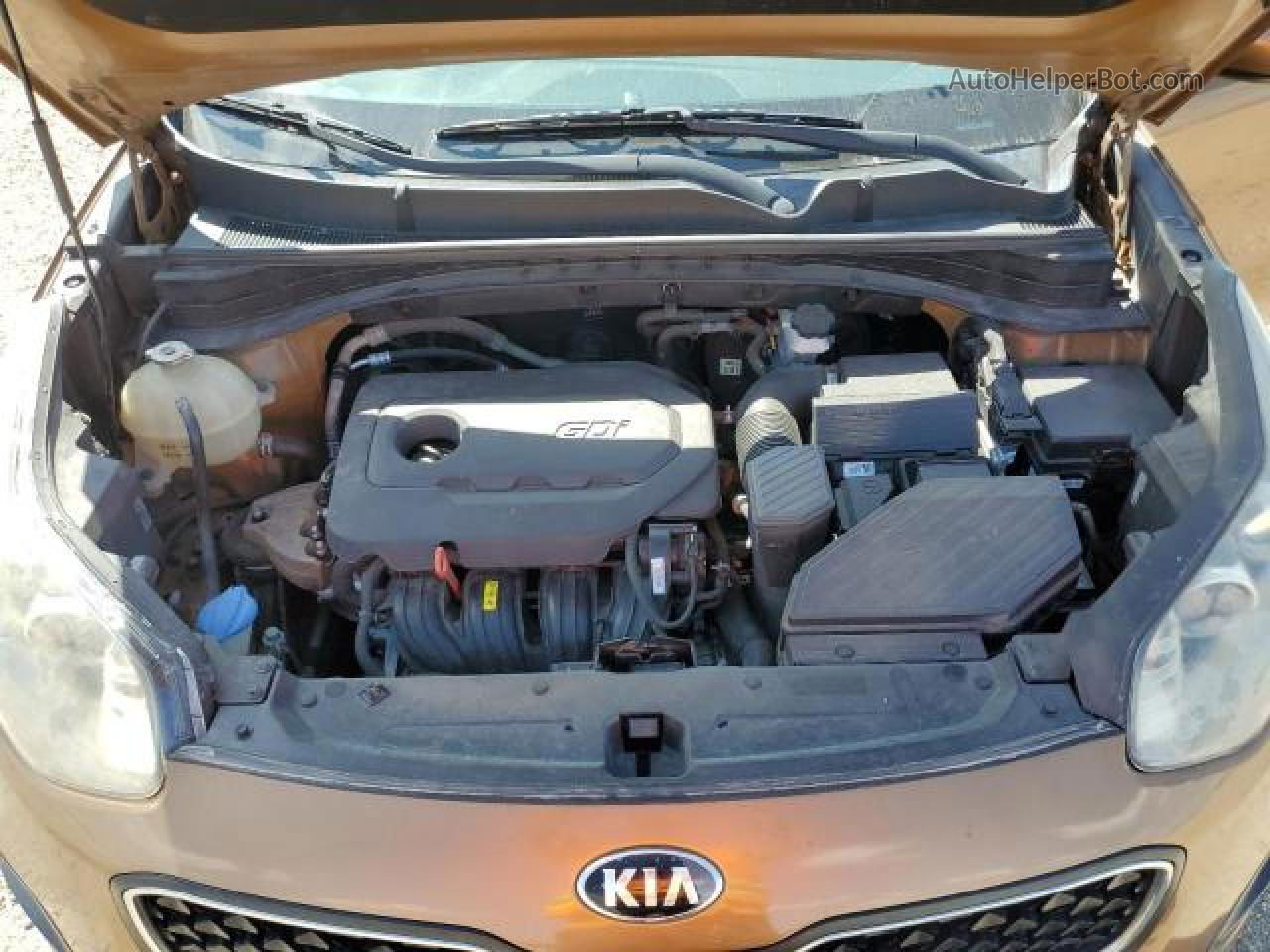 2017 Kia Sportage Lx Brown vin: KNDPM3AC2H7106420