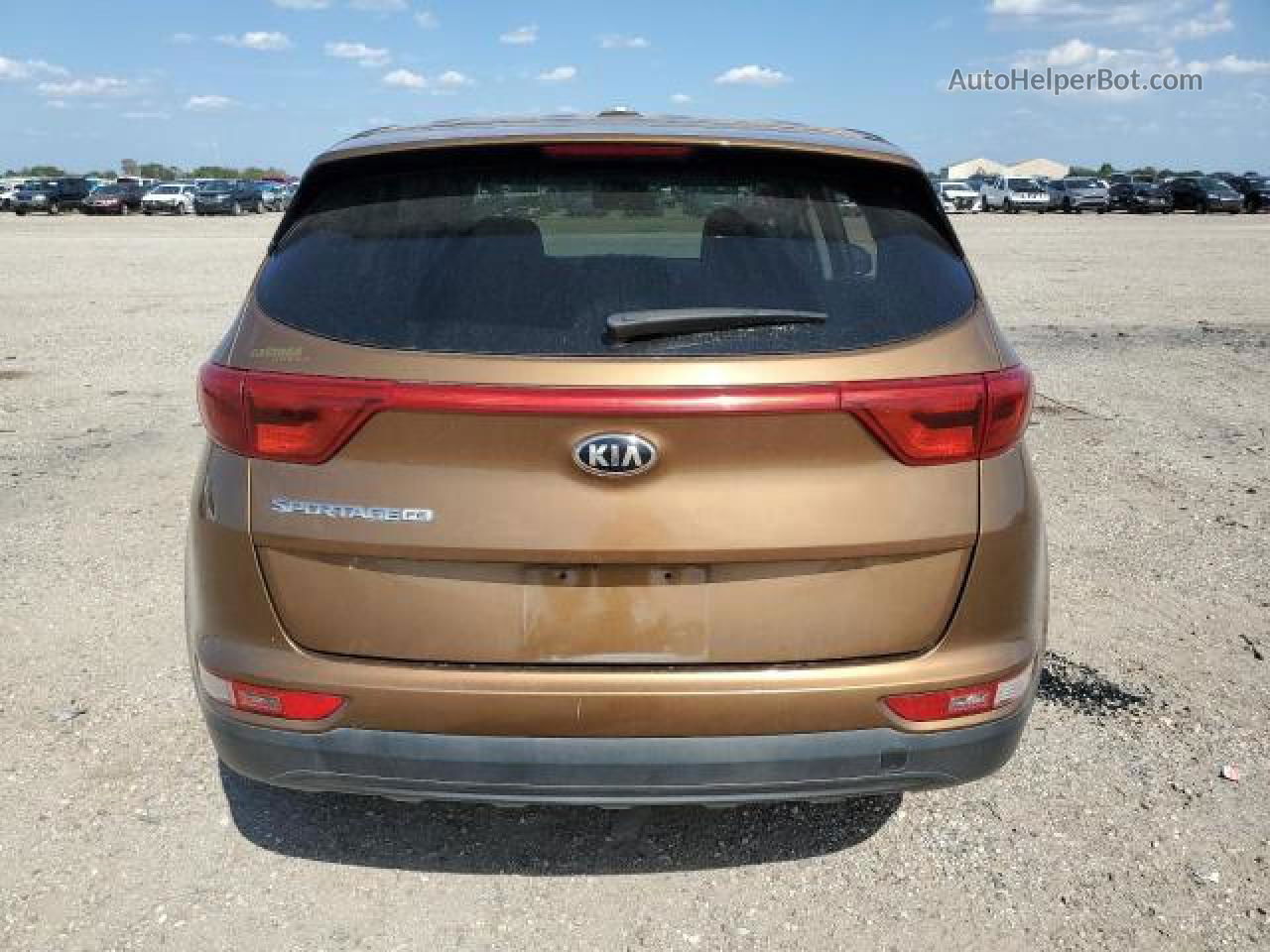 2017 Kia Sportage Lx Brown vin: KNDPM3AC2H7106420