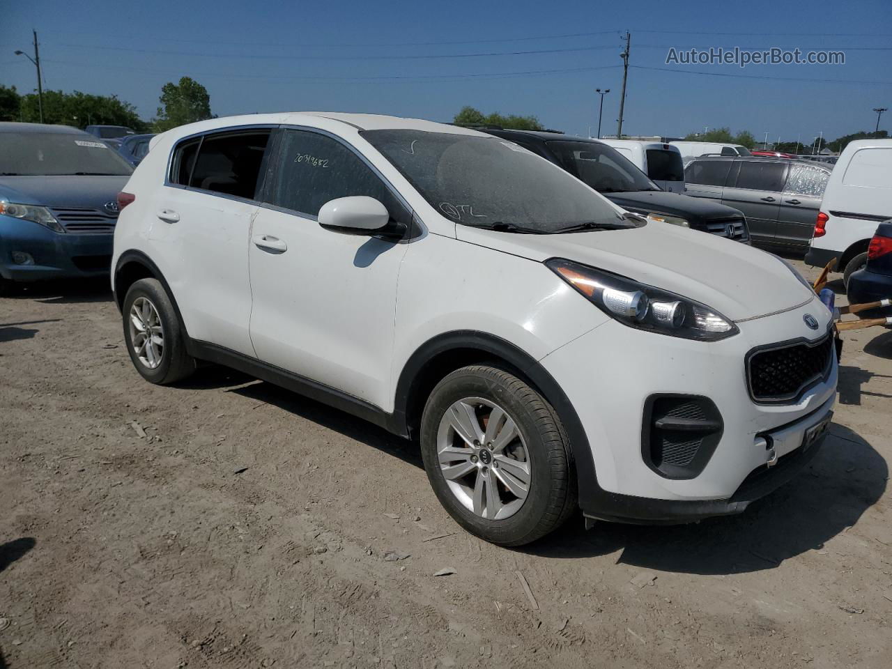 2017 Kia Sportage Lx Белый vin: KNDPM3AC2H7118695