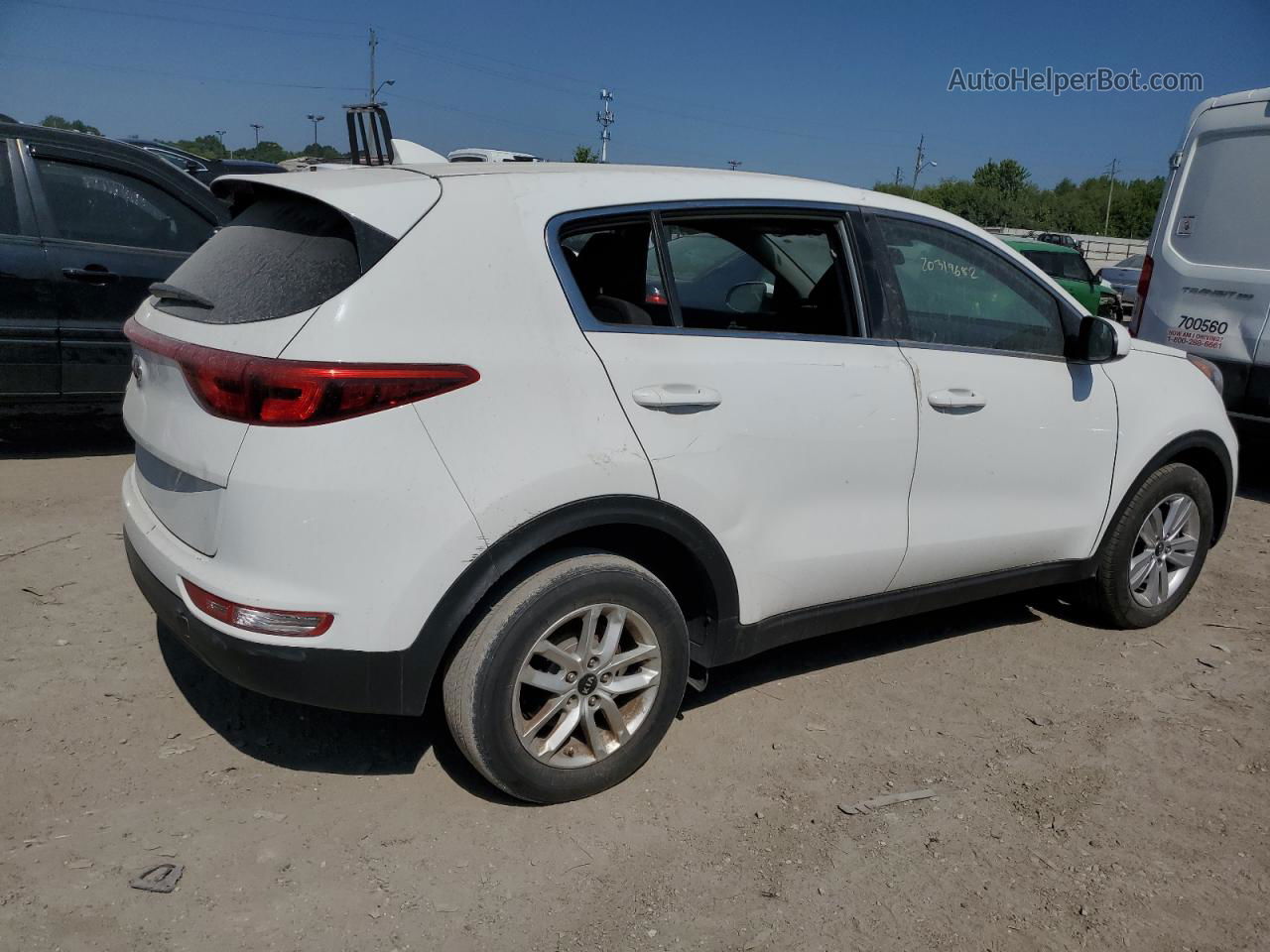 2017 Kia Sportage Lx Белый vin: KNDPM3AC2H7118695