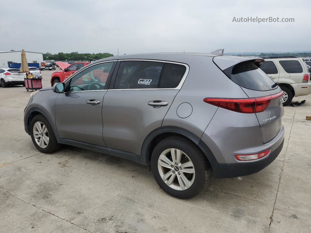 2017 Kia Sportage Lx Gray vin: KNDPM3AC2H7141605