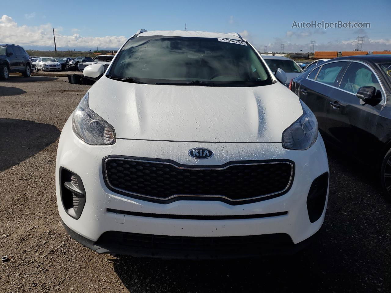 2017 Kia Sportage Lx White vin: KNDPM3AC2H7170926