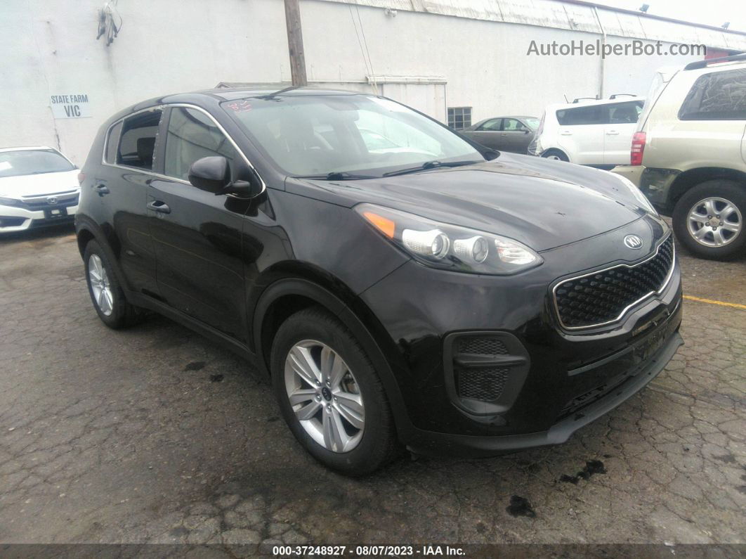 2017 Kia Sportage Lx Black vin: KNDPM3AC2H7210258