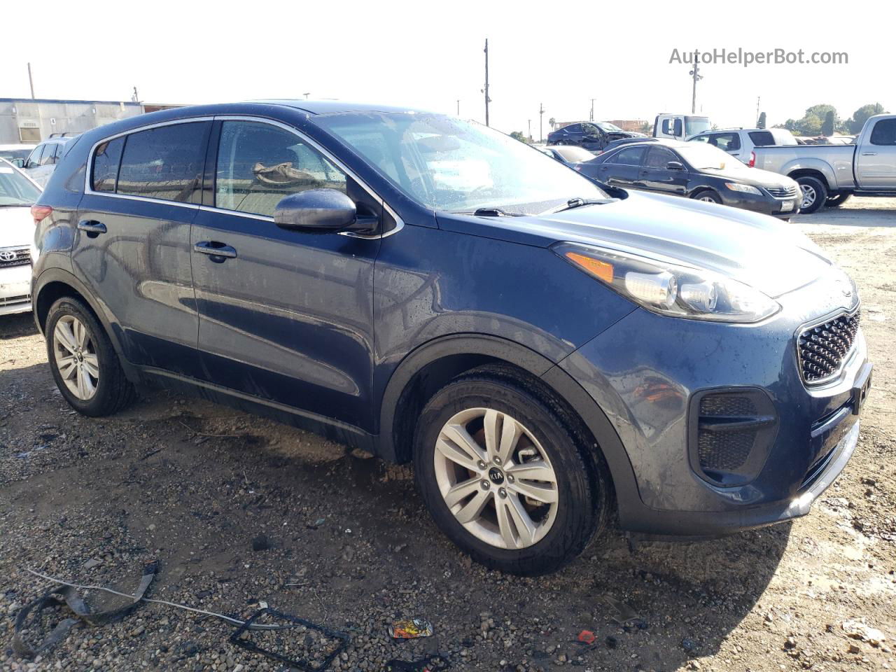 2017 Kia Sportage Lx Blue vin: KNDPM3AC2H7218120