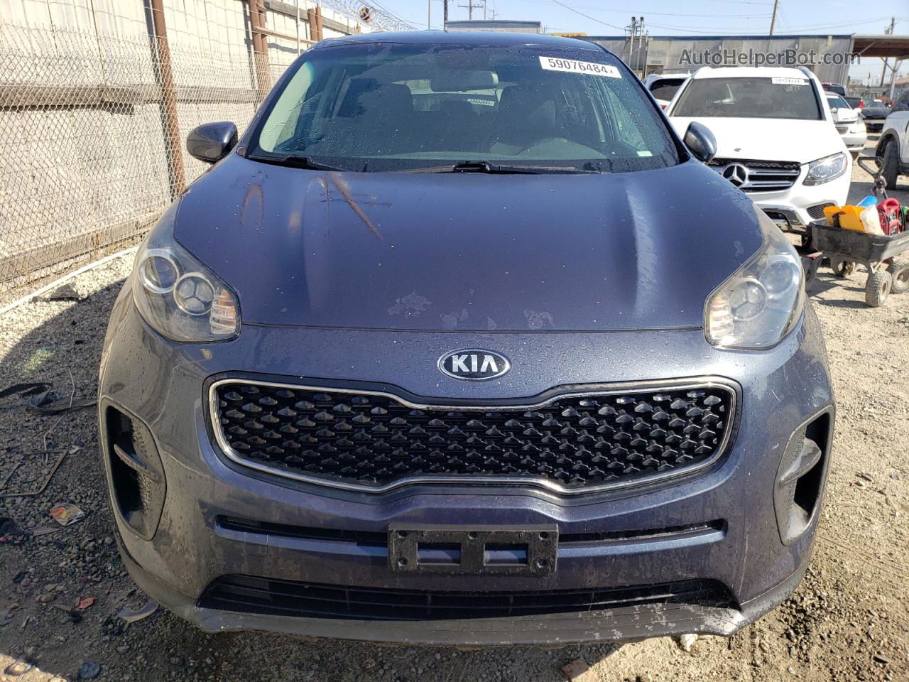 2017 Kia Sportage Lx Blue vin: KNDPM3AC2H7218120