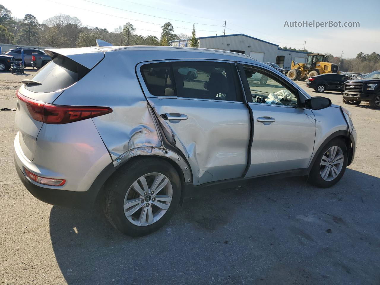 2017 Kia Sportage Lx Silver vin: KNDPM3AC2H7240490