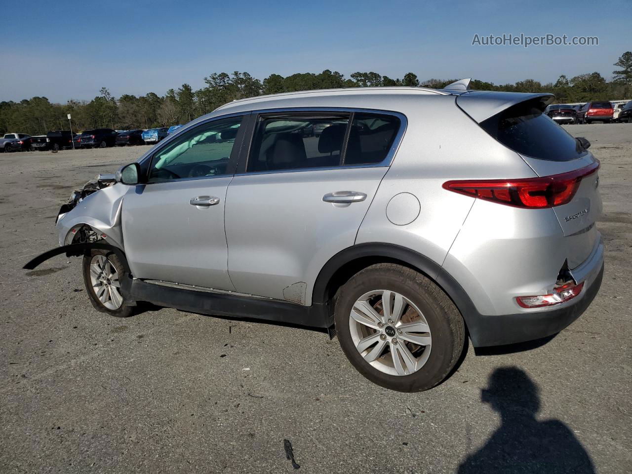 2017 Kia Sportage Lx Silver vin: KNDPM3AC2H7240490