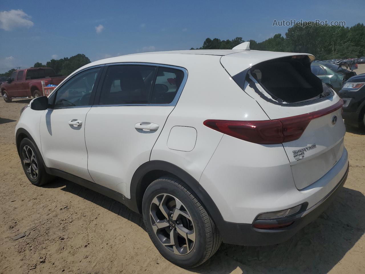 2020 Kia Sportage Lx White vin: KNDPM3AC2L7635875