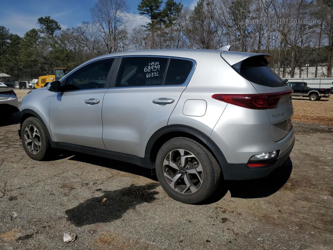 2020 Kia Sportage Lx Silver vin: KNDPM3AC2L7668939