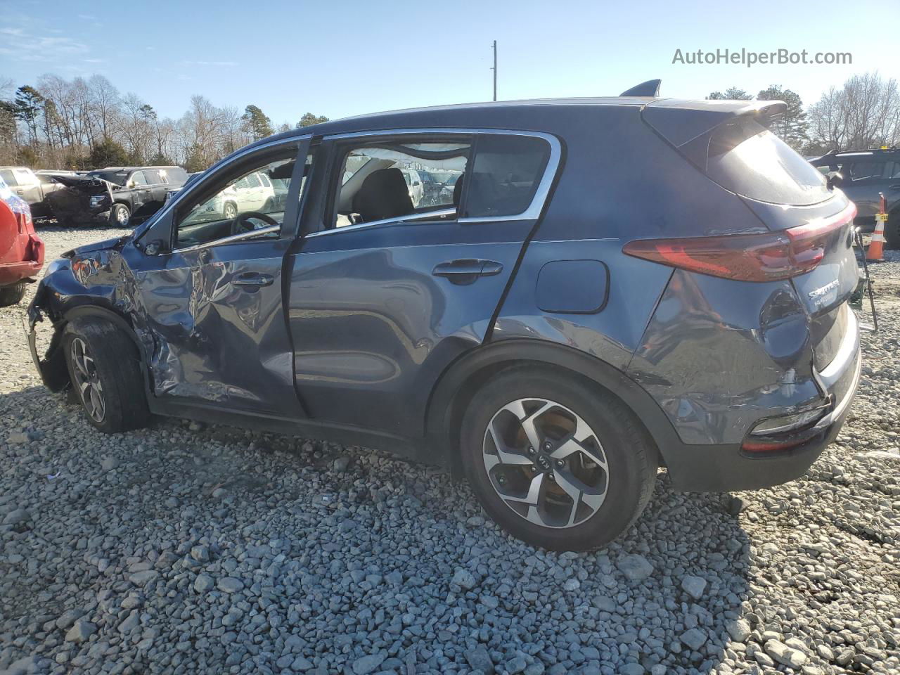 2020 Kia Sportage Lx Blue vin: KNDPM3AC2L7671002