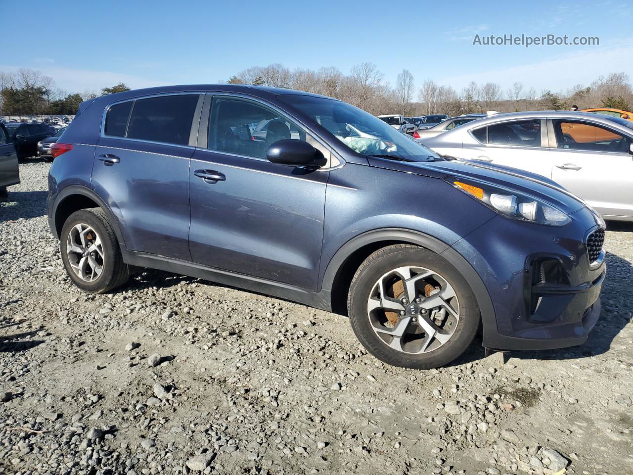 2020 Kia Sportage Lx Blue vin: KNDPM3AC2L7671002