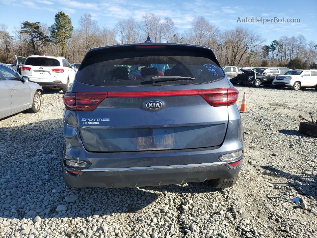 2020 Kia Sportage Lx Blue vin: KNDPM3AC2L7671002