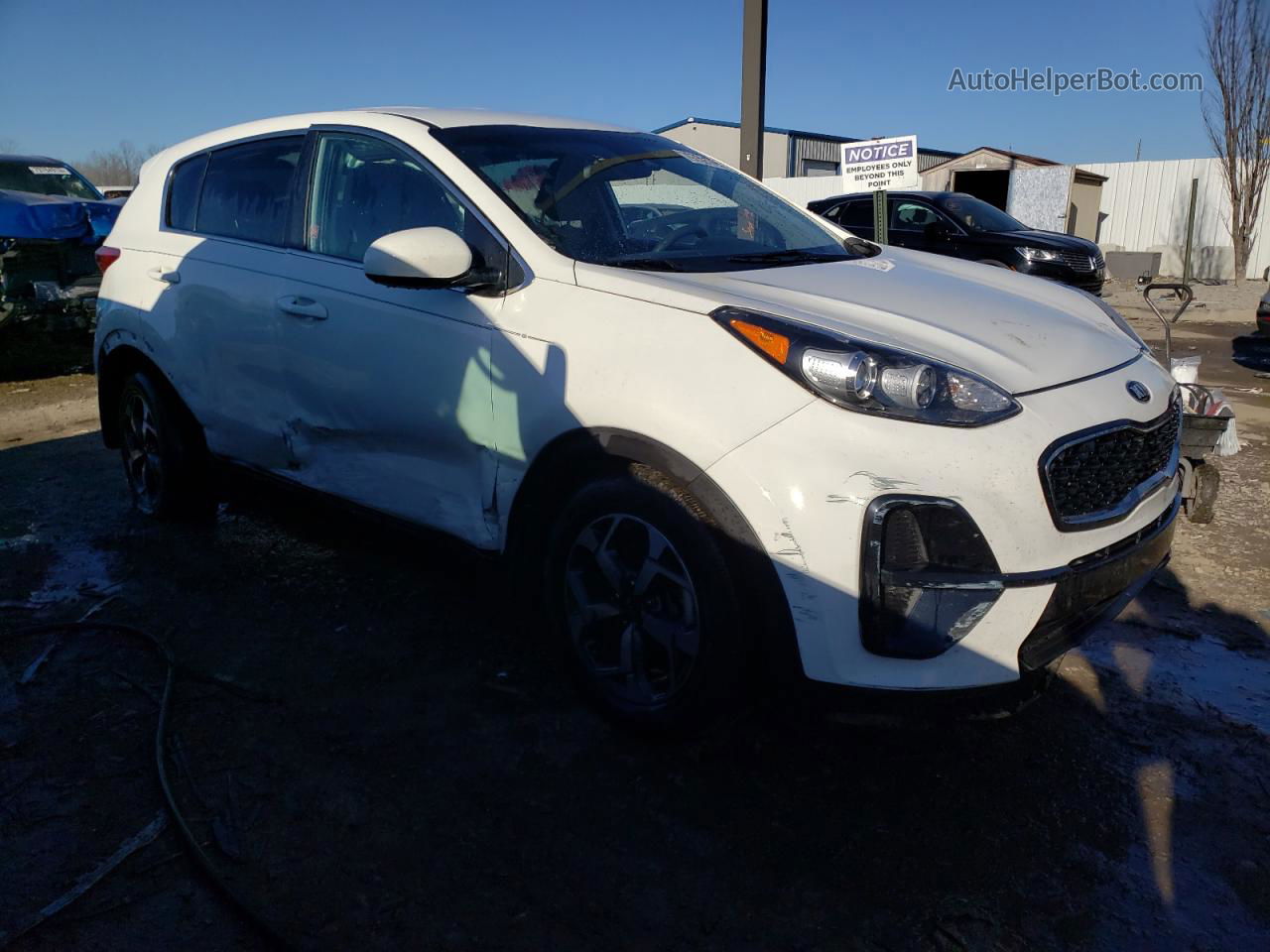 2020 Kia Sportage Lx White vin: KNDPM3AC2L7712938